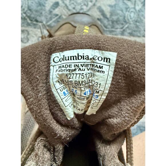 Columbia Coretek WP BM3444‎ Hiking Boots Cordovan Mens 8.5 main image 6